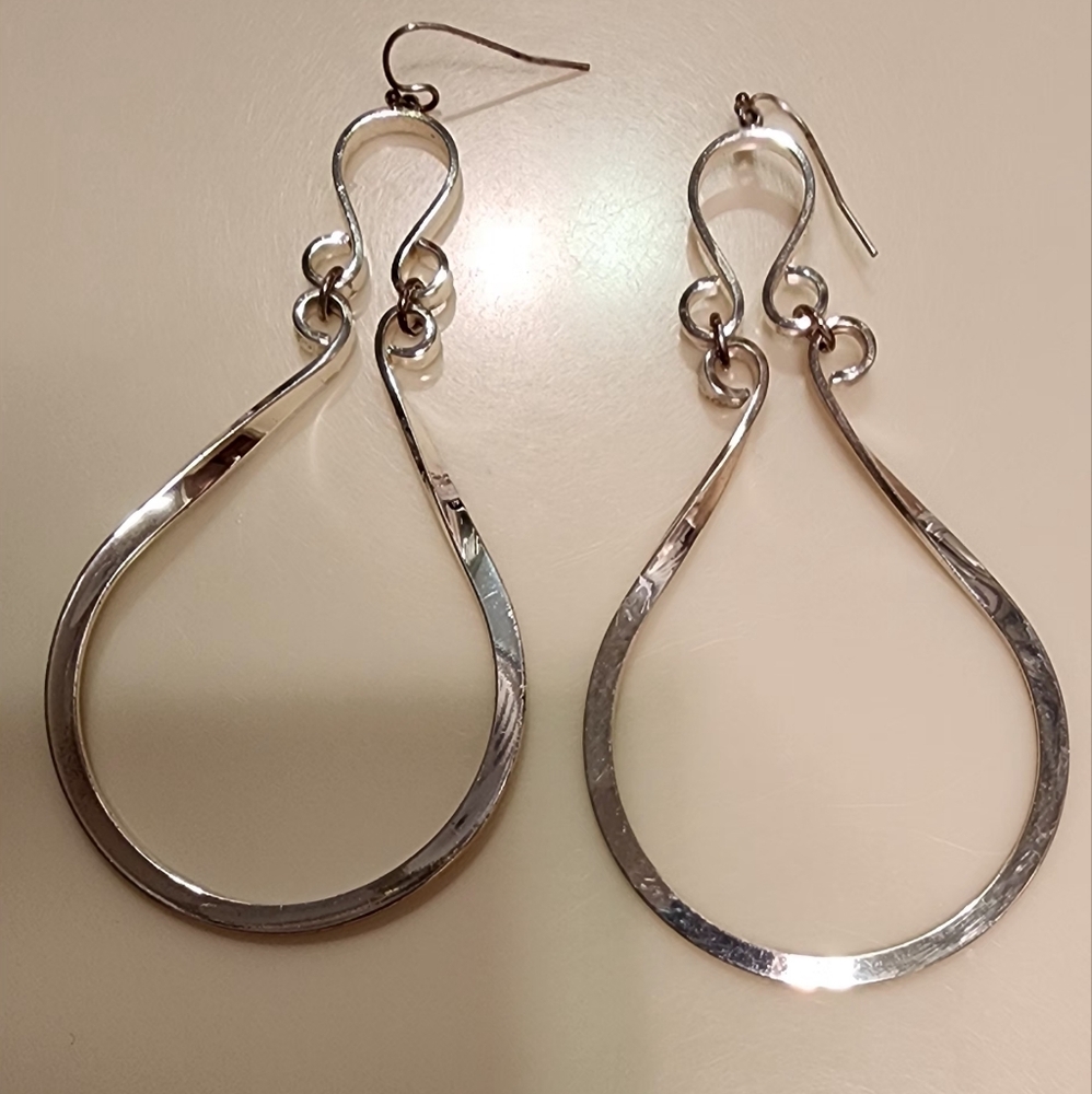 Silver plated earrings